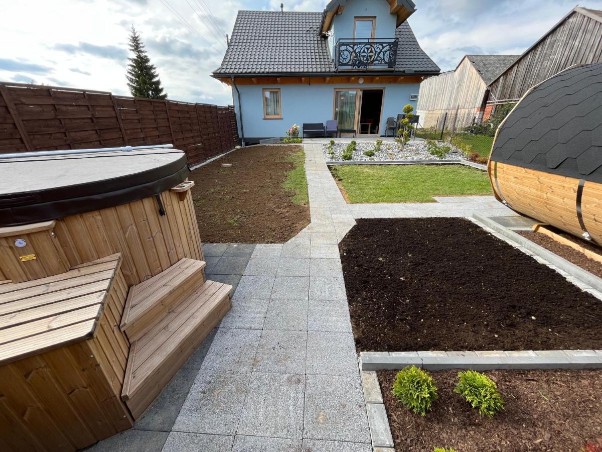 Osada Marcowa - Niebieski Domek Z Sauna & Jacuzzi Zakopane Exteriör bild